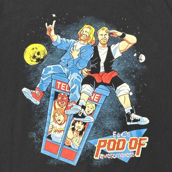 WWE Edge Christian Shirt Adult XL Extra Large E & C's Pod of Awesomeness Men - Picture 2 of 12